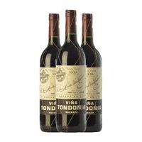 lopez de heredia vino tinto vina tondonia rioja reserva media botella 37 cl 13 vol pack de 3 unidades