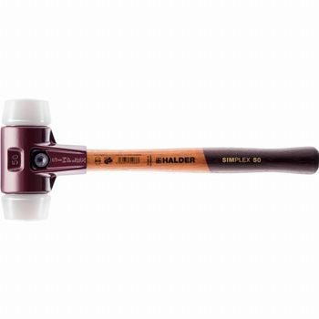 Halder Simplex Maza Superplástica Con Carcasa De Hierro Maleable Y Mango De Madera - D=30 Mm - 3007.030