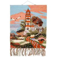 tapiz de yute tejido decorativo 80x100cm