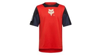 Maillot fox defend elevated junior de manga corta rojo