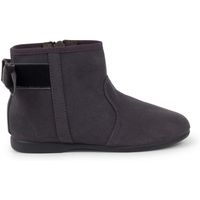 pisamonas botines botines con lazo terciopelo y cremallera para nina