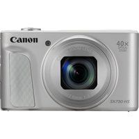 powershot sx730 hs superzoom compact camera with 32 gb sd card and case - silver silver