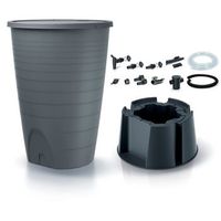 deposito agua lluvia base y set conexion peruno set 260l 720x720x1260mm