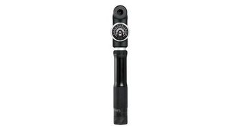 Crankbrothers pump sterling small   with gauge midnight edition
