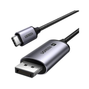 Cable Ugreen CM556 USB-C a DisplayPort 3 m Negro alta compatibilidad