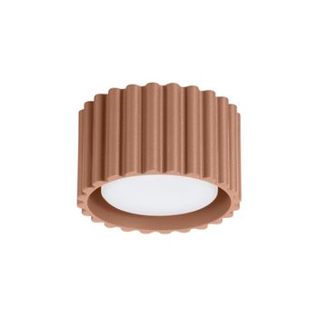 Lámpara de techo moca aluminio alt. 6 cm