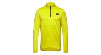 Maillot gore wear 1 4 zip everyday thermo manga larga amarillo fluo