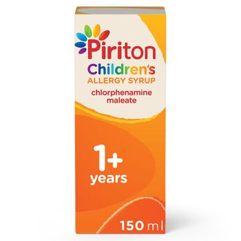 Piriton Hayfever & Allergy Relief Syrup For Children - 150ml