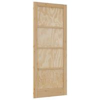 puerta interior natural 86 x 211 cm madera contrachapada vidaxl