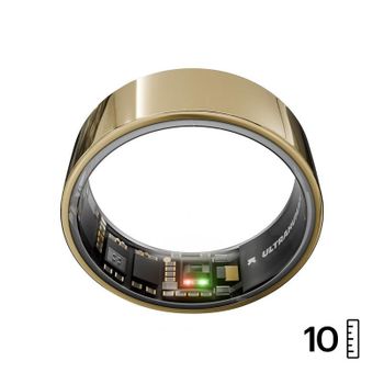 Anillo inteligente Ultrahuman Ring AIR Bluetooth 5.0 IPX7 Autonomía 6 días Android iOS Oro