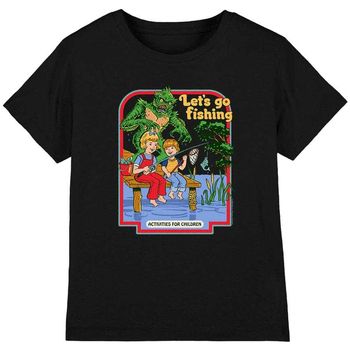 Steven Rhodes Camiseta Let's Go Fishing para niña