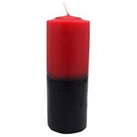 valmoni almazen poderoso velon eleggua con ritual firma y ofrendas vela roja y negra orisha 14cm