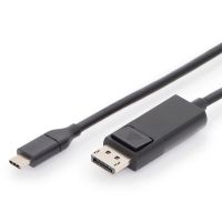 digitus cable usb-c a displayport machomacho 2m negro