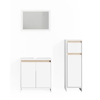 Conjunto De Muebles De Baño Emma 3 Piezas Vicco