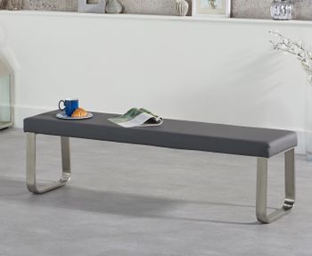 Atlanta Large Grey Bench