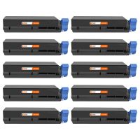 pccom essential oki b432b512mb492mb56245807111 toner compatible negro pack 10