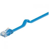 goobay cable de red rj45 utp cat6 1m azul