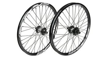 Juego de ruedas bmx excess xlc 2 pro   10 mm   36 agujeros negro
