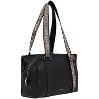 calvin klein jeans bolso webbing adj strap tote lv04f3644g para mujer