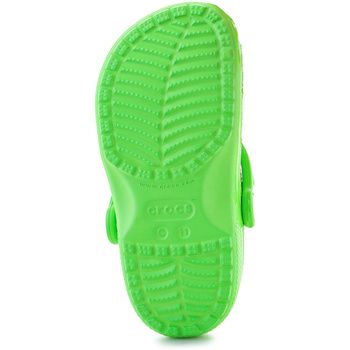Crocs Sandalias Classic Neon Highlighter Clog K 209570-3WA Green Slime para niña