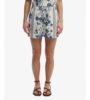 superdry para mujer w7110497a shorts cotton printed beach blanco m algodon beachwear