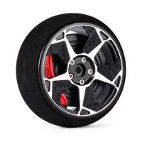 volante de direccion de metal m3 para el transmisor dumborc rc para el controlador de radio dumborc ddf-350 x6pm x10p ra