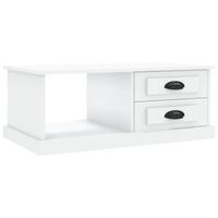 mesa de centro madera contrachapada blanco 90x50x35 cm vidaxl