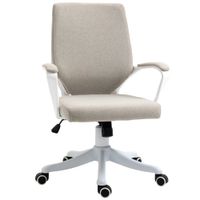 silla de oficina 62x69x100 cm beige