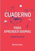 cuaderno para aprender idiomas rojo
