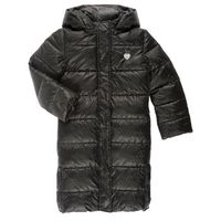 guess abrigo de plumas hooded ls long padded puffer para nina