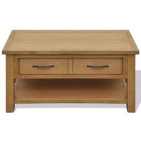 mesa de centro 53x88x45 cm madera - marron