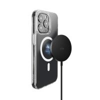 cargador inalambrico puro cusbcmag1blk para iphone 12 13 y 14 usb 15w 1m negro