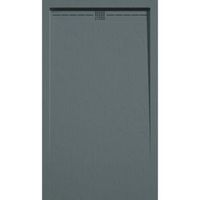 plato de ducha pizarra arco antracita 70x160 cm rejilla color