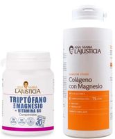 ana maria lajusticia colageno y magnesio formato familiar 450 comprimidos  triptofano magnesio y vitamina b6 60 comprimidos