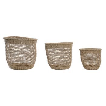Juego De Cestas Dkd Home Decor (35 X 35 X 35 Cm)
