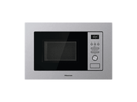 microondas con grill integrable - hisense bim320g41x 1000 w 5 niveles auto-limpieza 20 l inox