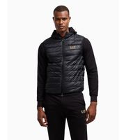 ea7 para hombre 8npq06pngpz chaleco plegable core identity negro 4xl casual poliamida