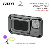 kit de jaula tilta khronos para iphone 15 propro max con liberacion rapida luz de relleno en vivo y ecosistema de filtros para telefono compatible con iphone