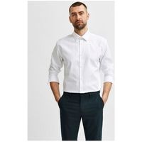 selected camisa manga larga 16080200 filip ethan-bright white para hombre