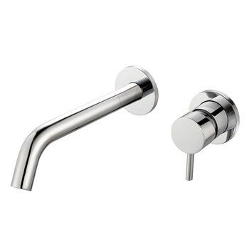 Kibath Grifo Empotrado De Lavabo Monomando Zuñi Acabado Cromo Brillo Fabricado En Latón