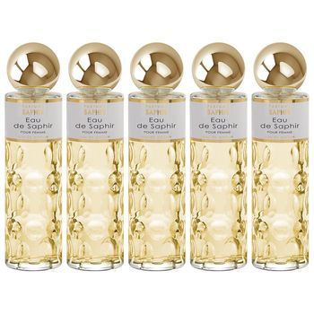 Pack De 5 Eau De Parfum Mujer Saphir Eau De Saphir 200ml
