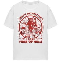 steven rhodes camiseta birthday in hell para mujer