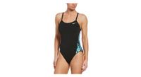 banador de una pieza para mujer nike swin racerback negro