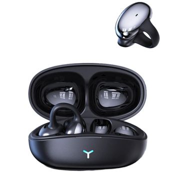 Auriculares TWS Bluetooth HM20 con traducción AI, unidad grande de película de titanio de 16 mm, baja latencia, control