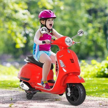 Moto Eléctrica Infantil Rojo Homcom