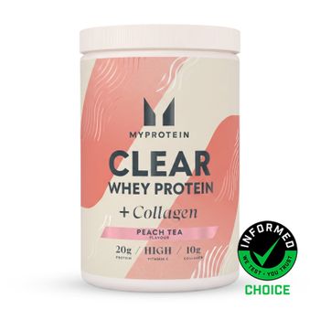 Clear Whey Isolate - 500g - 20raciones - Peach Tea (+ Collagen)