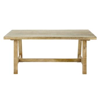 Mesa de comedor de mango 6/8 personas L.180 cm