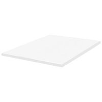 cubrecolchon de espuma 160 x 200 cm blanco calm