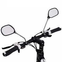 maxia market - 2 x espejo retrovisor de bicicleta ajustable universales lente de espejo retrovisor de bicicleta para bicicleta de montabicicletae-bikemonopatinsilla de ruedasandador