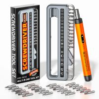 juego de destornillador electrico de precision 32 en 1 35 nm kit de herramientas inalambras usb recargable para uso d